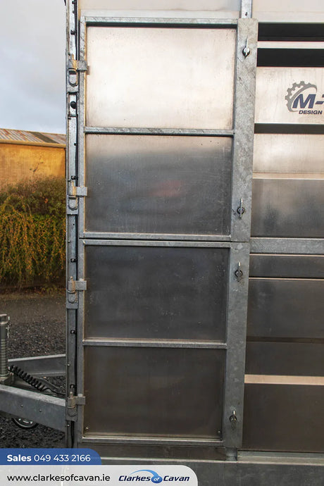 M-Tec 12ft x 6ft Twin Axle Livestock Trailer