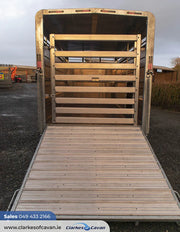 M-Tec 12ft x 6ft Twin Axle Livestock Trailer