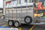 M-Tec 12ft x 6ft Twin Axle Livestock Trailer