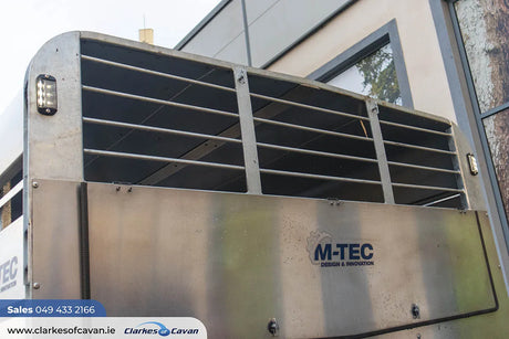 M-Tec 12ft x 6ft Twin Axle Livestock Trailer