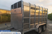 M-Tec 12ft x 6ft Twin Axle Livestock Trailer