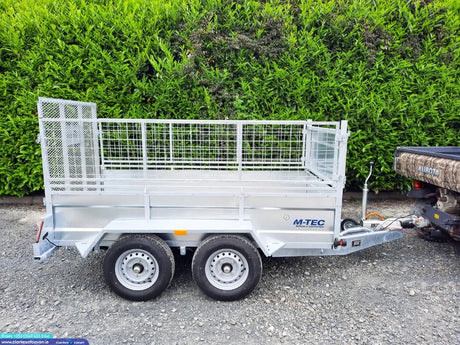 M-Tec 8ft x 4ft 2" Twin Axle Trailer