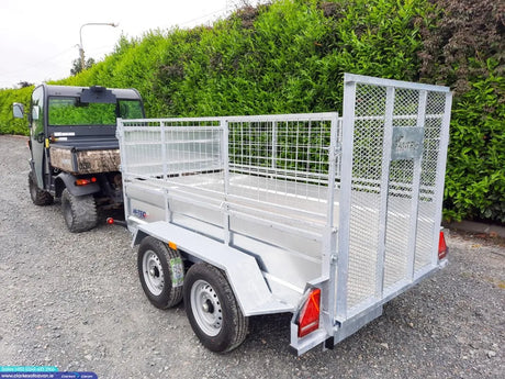 M-Tec 8ft x 4ft 2" Twin Axle Trailer