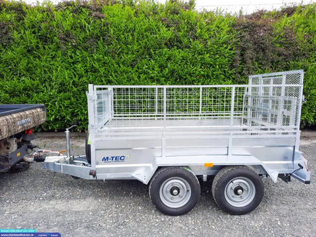 M-Tec 8ft x 5ft Twin Axle Trailer