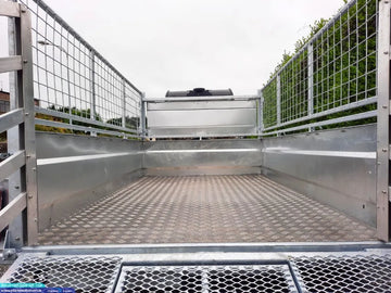 M-Tec 8ft x 5ft Twin Axle Trailer