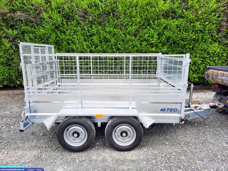 M-Tec 8ft x 5ft Twin Axle Trailer