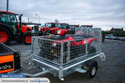 M-Tec 7ft4" x 4ft 4" Quad Master Trailer with Side Access Gate