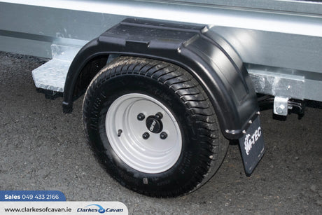 M-Tec 7ft4" x 4ft 4" Quad Master Trailer with Side Access Gate