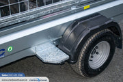 M-Tec 7ft4" x 4ft 4" Quad Master Trailer with Side Access Gate
