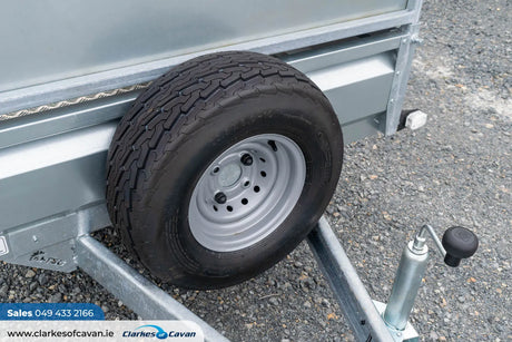 M-Tec 8ft x 4ft Trailer with Rear Access Gate & Canopy