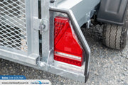 M-Tec 8ft x 4ft Trailer with Rear Access Gate & Canopy