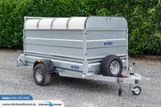 M-Tec 8ft x 4ft Trailer with Rear Access Gate & Canopy