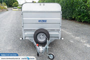 M-Tec 8ft x 4ft Trailer with Rear Access Gate & Canopy