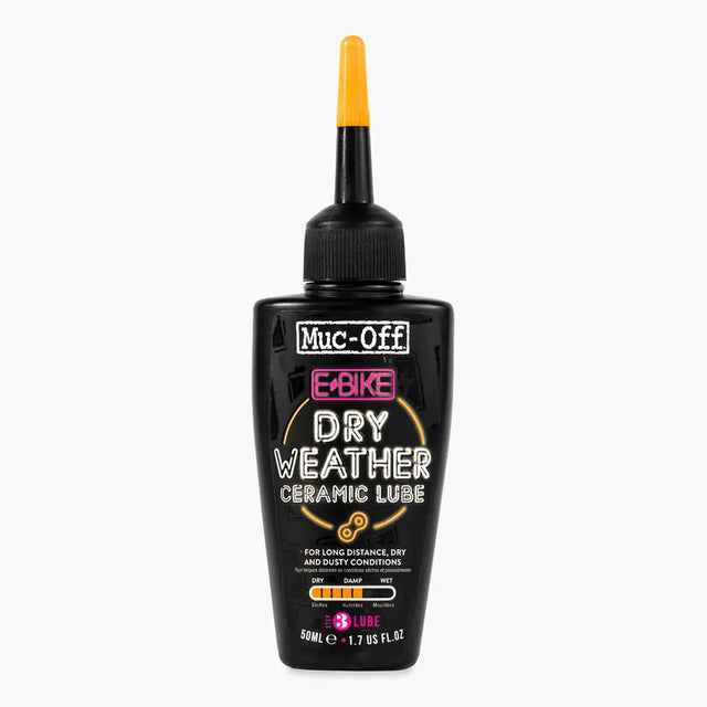 Muc-Off eBike Dry Weather Chain Lube - High-Torque Ceramic Lubrication for eBikes