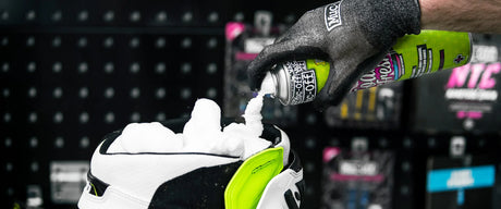 Muc-Off Foam Fresh Soft Material Cleaner 400ml - Instant Foaming Action for Helmets & Gear