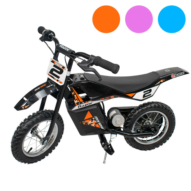 Razor MX125 Dirt Rocket Electric Bike - with Custom Colour Stickers