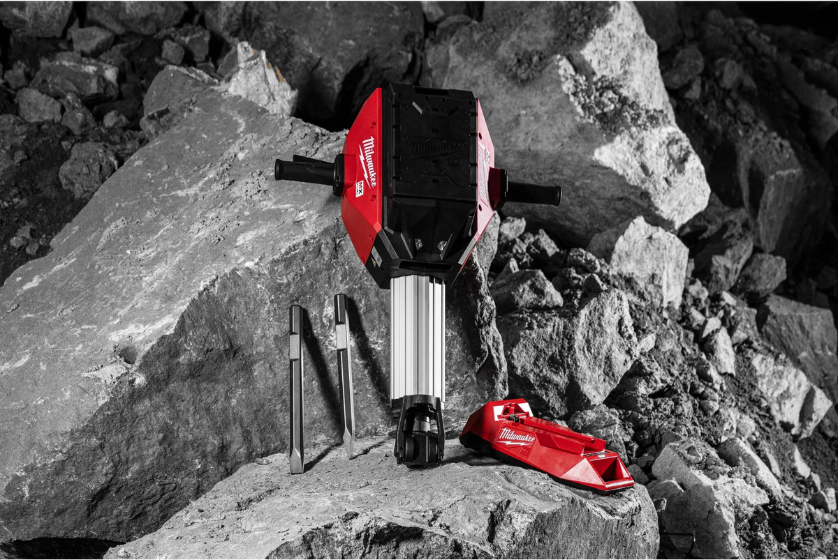Milwaukee MX Fuel 25KG Class 28mm Hex Demolition Hammer + x2 Free Batteries
