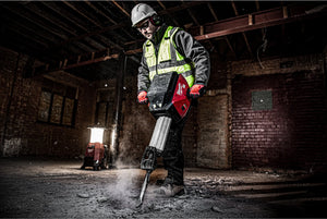 Milwaukee MX Fuel 25KG Class 28mm Hex Demolition Hammer + x2 Free Batteries
