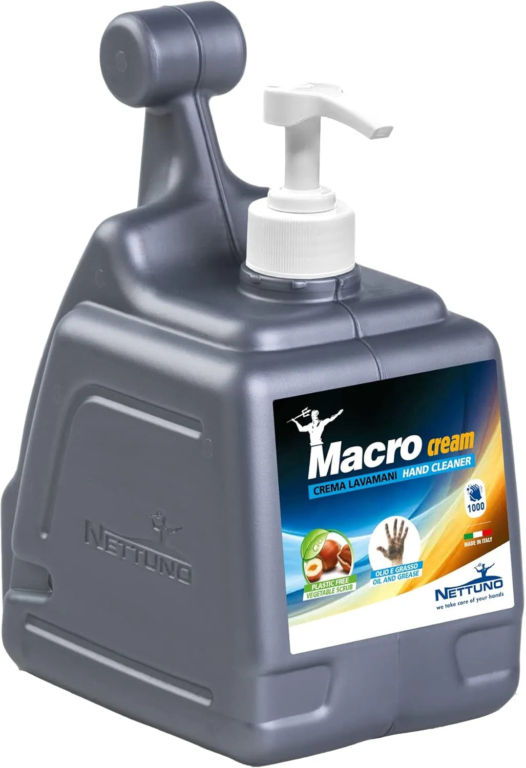 Nettuno Macrocream Hand Wash Cream T-Box 3L | Heavy-Duty Hand Cleaner