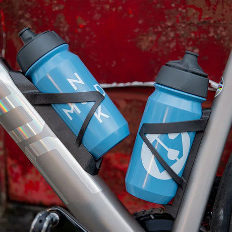"LET'S ROLL" Logo Blue Bidon | 500ml Biodegradable Leakproof Cycling Water Bottle