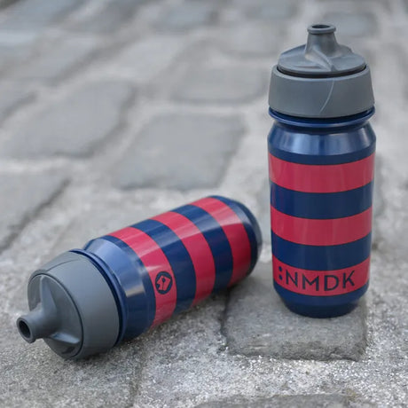 REKON Navy/Red Bidon | 500ml Biobased Leakproof Cycling Water Bottle