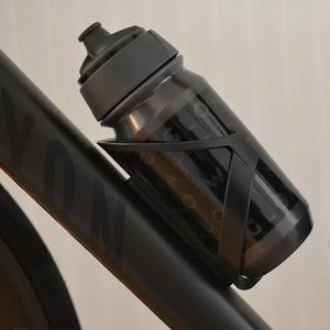 WATT UP Bidon Smoke/Black | 500ml Premium Leakproof Cycling Water Bottle