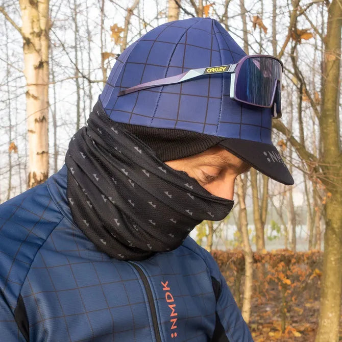 KOM HUNTER Neck Warmer | Lightweight, Breathable Cycling Neck and Head Warmer