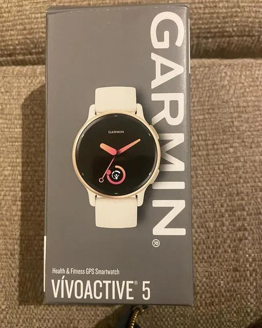 Garmin vívoactive 5 Fitness Smartwatch Cream | AMOLED Display & 11-Day Battery Life