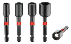 Teng Tools NSP65508 1/4" Impact Nut Setter 8mm – Magnetic, S2 Steel for Power Tools