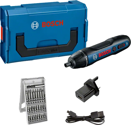Bosch GO Gen 2 Cordless Screwdriver - 5 Torque Settings, Dual Activation