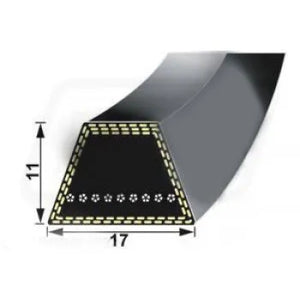 Optibelt VB Classical V-Belt B34 | 850mm Length | Reliable & Durable