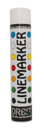 Orbit Line Marker Aerosol 750ml | Permanent High-Quality Line Marking Paint