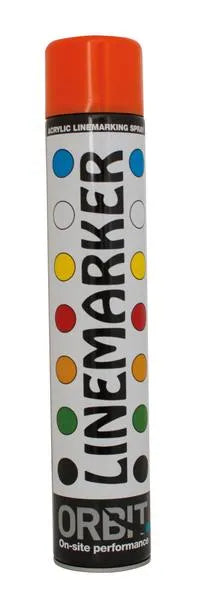 Orbit Line Marker Aerosol 750ml | Permanent High-Quality Line Marking Paint