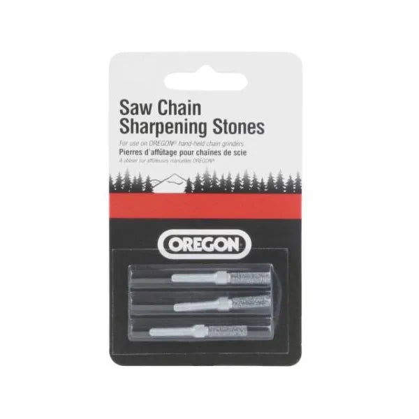 Oregon Sure Sharp Grinding Stones 31396E | 3-Pack Chainsaw Sharpening Stone Replacements