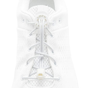 Original Lock Laces No-Tie White Shoelaces - 48" Elastic Laces for Adults & Kids