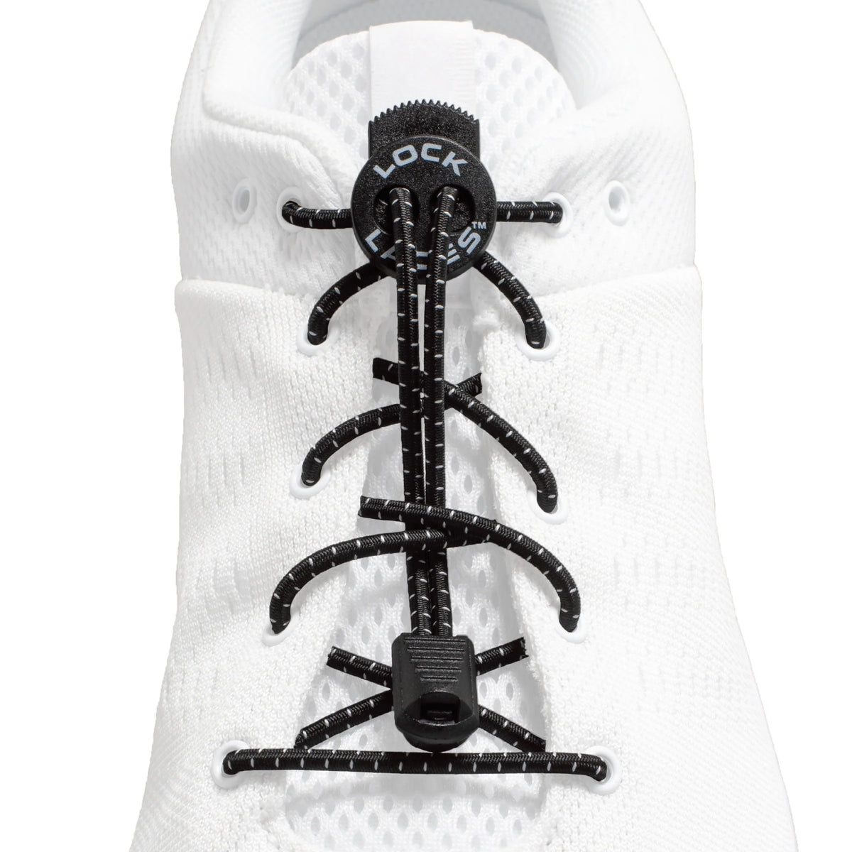 Original Lock Laces No-Tie Shoelaces - Black | Elastic Slip-On Laces for All Ages