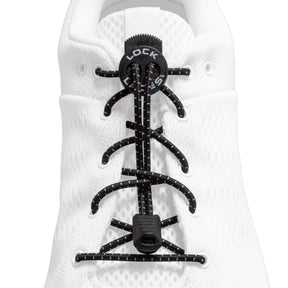 Original Lock Laces No-Tie Shoelaces - Black | Elastic Slip-On Laces for All Ages