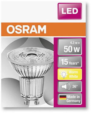 Osram 4058075112568 LED (monochrome) EEC F (A - G) GU10 Reflector bulb 4.3 W = 50 W