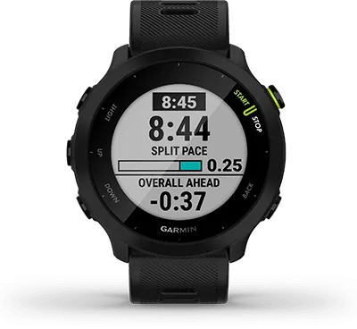 Garmin Forerunner 55 GPS Smartwatch Grey | Lightweight, Long Battery Life, Advanced Training Features