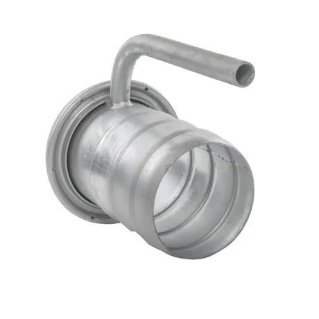 Perrot Male Coupling G8834 - 6in Galvanised Quick Attach with Hosetail