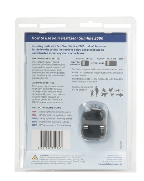 Pest Clear 2500 Slimline Pest Repeller