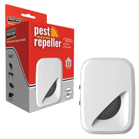 Pest-Stop Pest Repeller for Small House - Electronic Indoor Device with Electromagnetic Waves