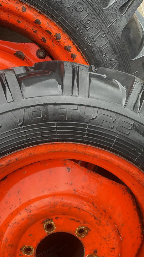 Petlas X2 8.3-20 Tyres 6 Stud + 13.6-28 8 Stud L Series Ag Tyres 70%  + Kubota Rims 