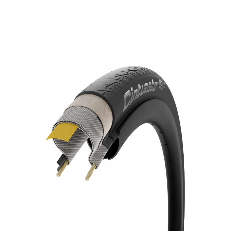 Pirelli Cinturato Road TLR Tyre - Tubeless Ready, TechWALL+ Protection, SmartNET Silica 700x28c