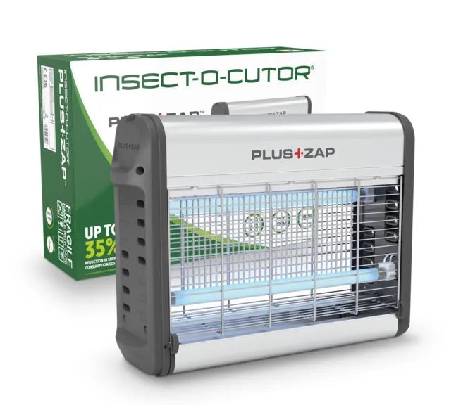 Plus Zap PZ3-16AL 16W UV Electric Fly Killer - Aluminium Grid, 40m² Coverage