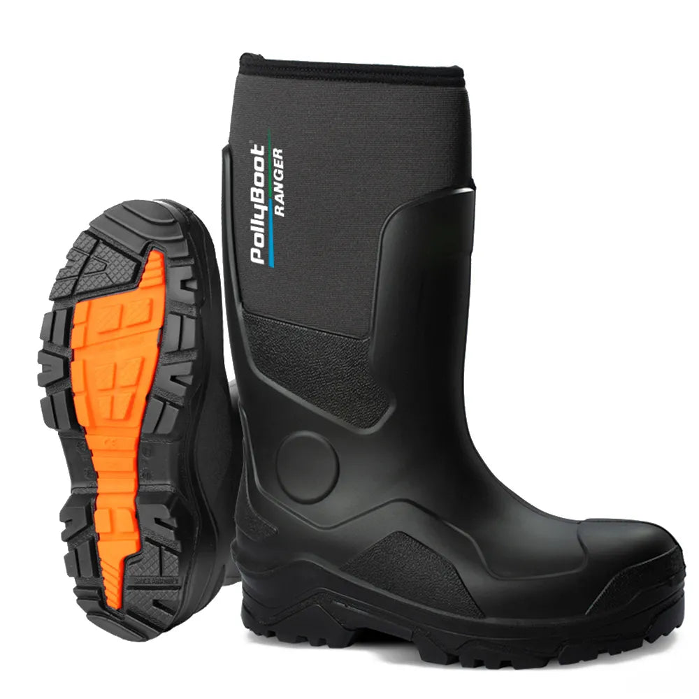 PollyBoot Ranger Wellies - Lightweight, Waterproof, and Breathable with Optional Composite Toe Protection