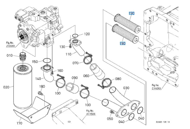 Kubota Suction Filter 3U503-82570