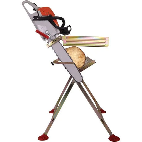Portek Logmaster Heavy Duty Saw Horse Chainsaw Mounted Log Bench