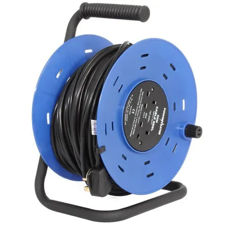 Powermaster Cable Reel Extension Lead 50m X 220V