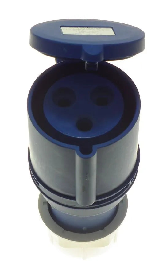 PowerMaster 32 Amp 220 V 2‑Pin + Earth Blue Coupler - CEE9
